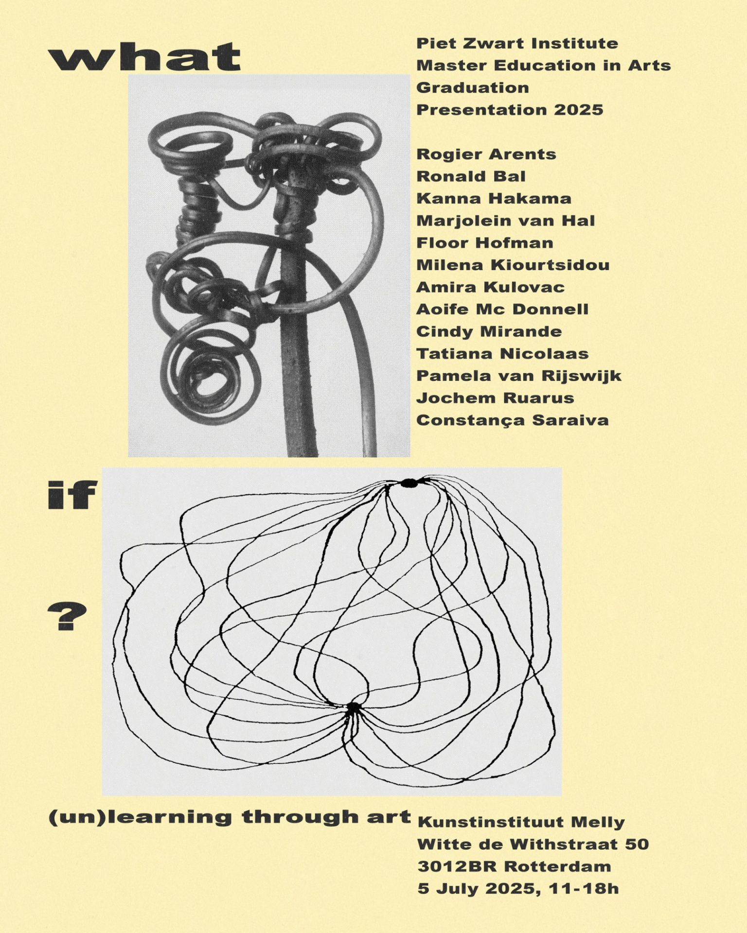 what if? &#8212; (un)learning through art